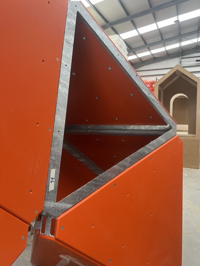 Escalada muito resistente à intempérie em HDPE